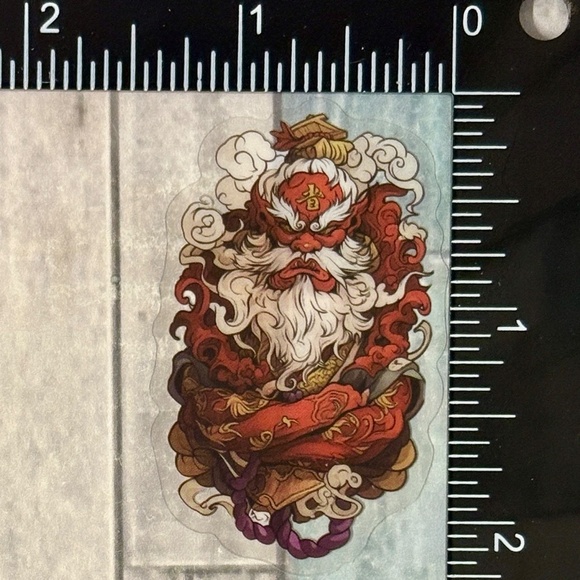 🌀10/$10🌀 Translucent Japanese Tattoo Art Reusable Waterproof Vinyl Sticker Dec - Picture 1 of 1